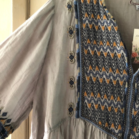 JOHNNY WAS WORKSHOP GRAY LINEN DRESS SZ. XXL NWT'S - Picture 4 of 6